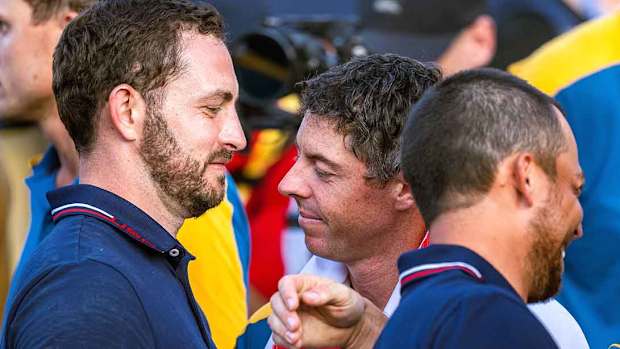 Patrick Cantlay and Rory McIlroy.